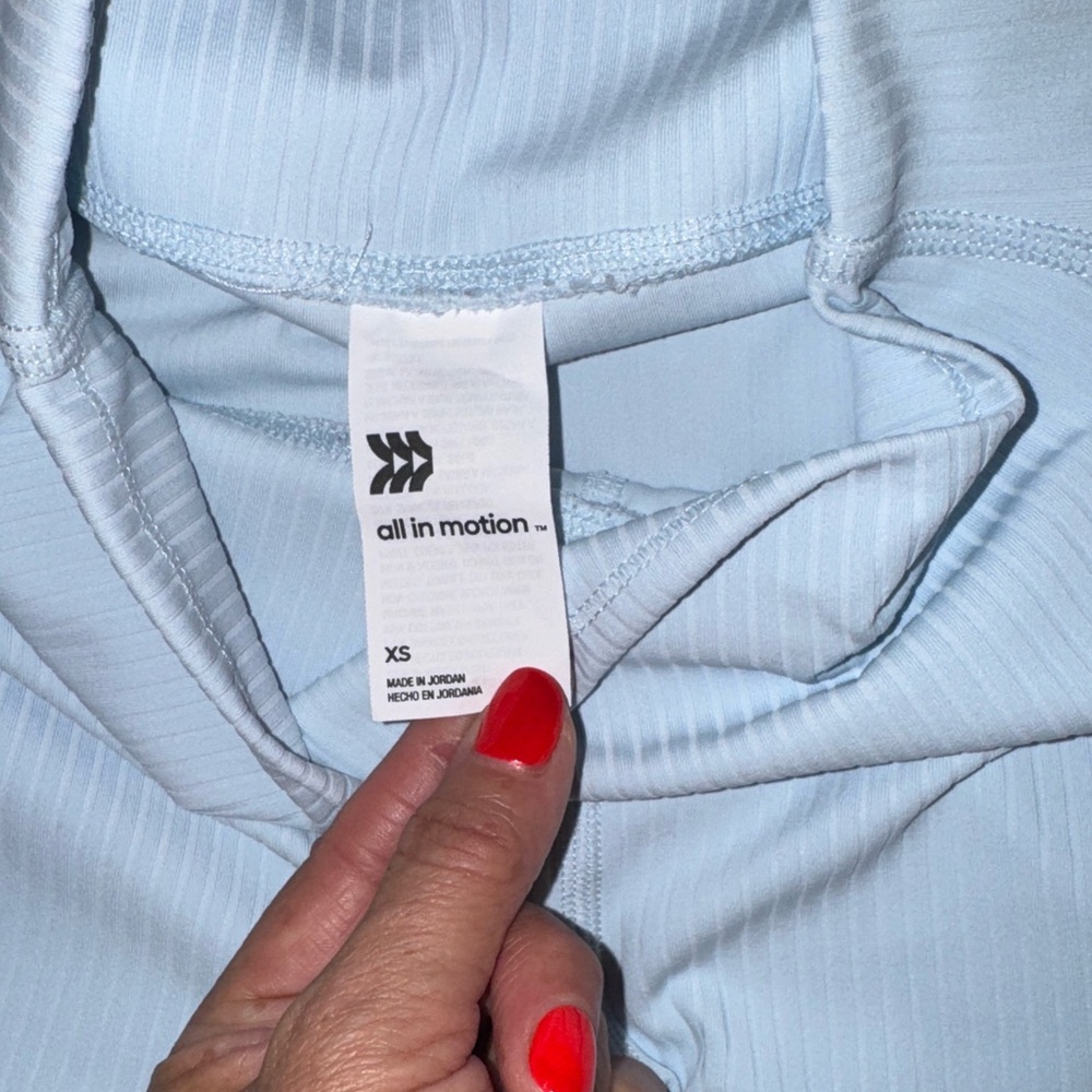 All In Motion Leggings Baby Blue XS D16 - Picture 4 of 6